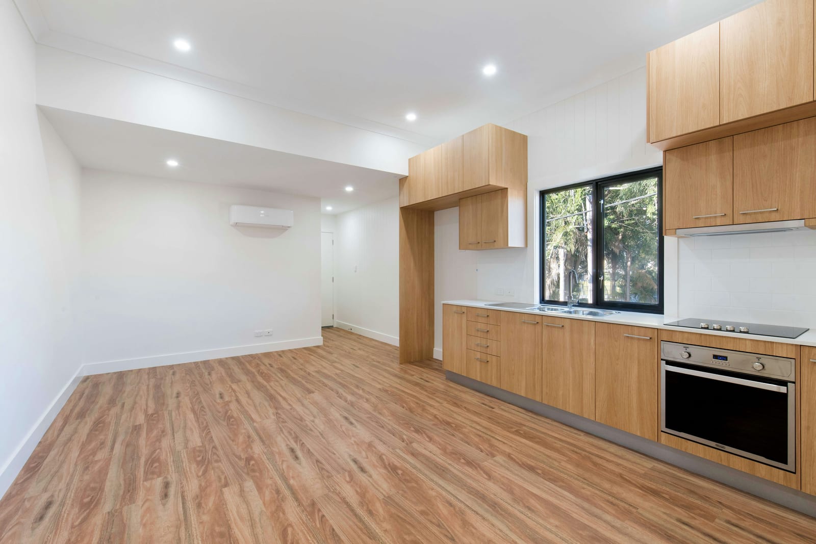 Empty kitchen before staging