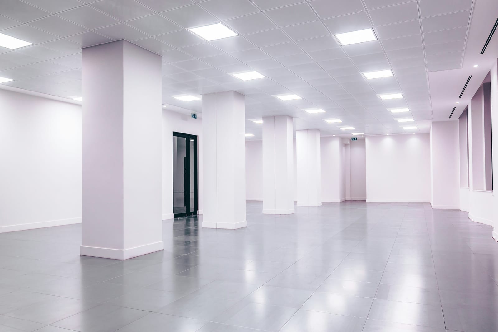 Empty office before staging